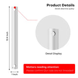 48-inch Ceiling Fan Downrod with Extension Cord, 4-Foot White Ceiling Fan Extension Rod, 1-Inch OD, Ceiling Downrod for Various Fans (White, Unthreaded) CEPGMNL