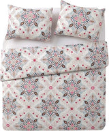 VCNY Home - King Quilt Set, 3-Piece Medallion Bedding with Matching Shams, Cozy Room Décor (Wyndham Blue/Multi, King) VCNY Home