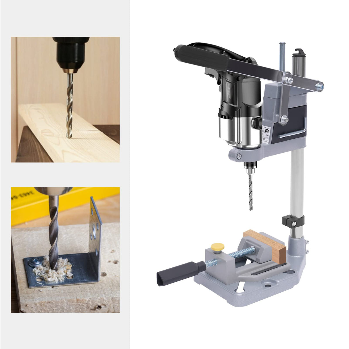Floor Drill Press,Repair Tool Table for Drill Workbench Repair Tool Clamp for Drilling Collet,drill Press Table for Electric Drilling Machines Whose Collar Diameter is from 1.4in to 1.6in. JUOPTGJ