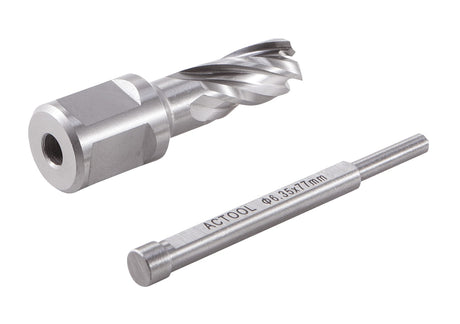 ACTOOL 1/2" Diameter × 1" Depth of Cut HSS ANNULAR Cutter with 3/4'' Weldon Shank ACTOOL