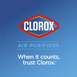 Clorox Large Room Air Purifier True HEPA Replacement Filter, 1,500 Sq. Ft. Capacity, Removes 99.97% of Allergens up to 0.1 Micron, Compatible with 11010 & 11011, 1 Count (12010) Clorox Home Appliances