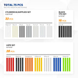 Allturn Plastic Welder 2 in 1,Plastic Welding Kit Car Bumper Repair Kit,4 Types of Plastic Welding Staples,Plastic Welding Rods Consumables Kit,YELLOW. Allturn
