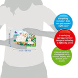 Ravensburger CreArt Sheep and Lamb Paint by Numbers Kit for Kids - 23723 - Painting Arts and Crafts for Ages 9 and Up Ravensburger