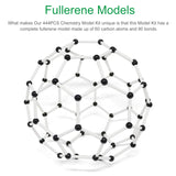 RELIANCER Molecular Model Kit,444PCS Organic Molecular Chemistry Set w/C60,Atoms,Bonds,Molecular Structures Building Kit for Chemistry Learning,STEM Science Kits for Teachers,Students,Young Scientists RELIANCER