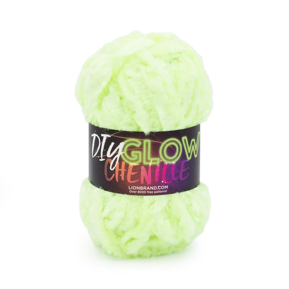 Lion Brand Yarn DIY Chenille Yarn, 1 Pack, Glow Worm Lion Brand Yarn