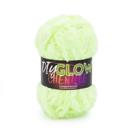 Lion Brand Yarn DIY Chenille Yarn, 1 Pack, Glow Worm Lion Brand Yarn