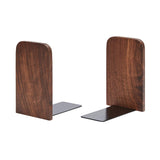 Pandapark Wood,Non-Skid Bookend for Shelves,Heavy Duty,Book Stand for CDs,1 Pair pandapark
