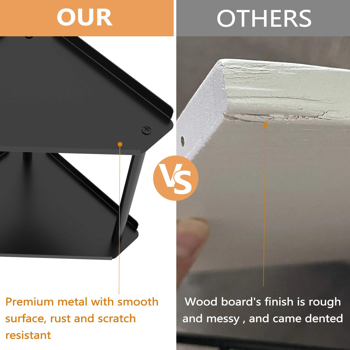 Jesginboo 2 Tier Bathroom Counter Organizer, Vanity Organizer Corner Shelf, Skincare, Makeup Countertop Organizers, Kitchen, Bathroom Counter Storage, Black Jesginboo