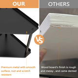 Jesginboo 2 Tier Bathroom Counter Organizer, Vanity Organizer Corner Shelf, Skincare, Makeup Countertop Organizers, Kitchen, Bathroom Counter Storage, Black Jesginboo