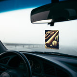 ZhouBoat 200 Pcs Sublimation Air Fresheners Blanks, Custom Photo Car Air Freshener, Sublimation Blanks Bulk DIY Scented Hanging Sheets Felt With 200 PCS Bags and 19.7in Rope for Car Home Hanging Decor ZhouBoat