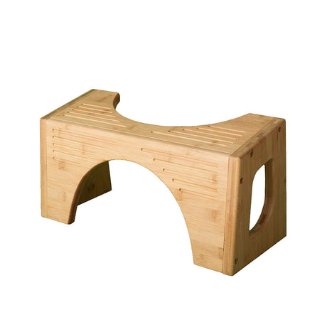 Squatty Potty The Original Toilet Stool - Bamboo Flip, 7" and 9" Adjustable Heights, Brown - Improve Bathroom Posture and Comfort Squatty Potty