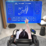 AI Intelligent Voice Zero-gravity Luxury Multifunctional Massage Chair, Heated Massage Chair, 3D Manipulator Airbag Massage Chair, Super-long SL Guide Rail, HIFI Bluetooth Audio, Touch Screen. RAYFOKPK