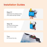 ejet Compatible LC203 LC201 Ink Cartridges Replacement for Brother Ink Cartridges LC203 LC203BK Work for MFC-J880DW MFC-J480DW MFC-J4620DW MFC-J4420DW(5 Black, 2 Cyan, 2 Magenta,2 Yellow, 11-Pack) ejet