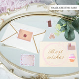 Vintage Scrapbook Paper Stickers, 90 Pcs Antique Looking Aged Paper Classic Old Writing Sticker for Scrapbook, Planner, Craft (2 Styles) Pengxiaomei