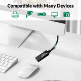 50FT USB 3.0 Extension Cable,Active USB 3.0 Extension Cable A-Male to A-Female,USB 3.0 Extension Cord,with 5V/2A Power Adapter,Compatible Oculus Quest 2 VR, Xbox, PS4 and More, (Black-50Feet) W WDX MAST DYNAPOINT LIMITED