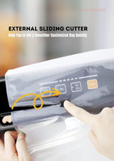 MegaWise Powerful and Compact Vacuum Sealer Machine One-Touch Automatic Food Sealer MEGAWISE