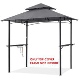 MASTERCANOPY Grill Gazebo Replacement Canopy Top for Model L-GG001PST-F (Gray) MASTERCANOPY
