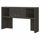 Office by kathy ireland Echo 60 -inch W Desktop Hutch, Charcoal Maple (KI60303-03) Bush Business Furniture