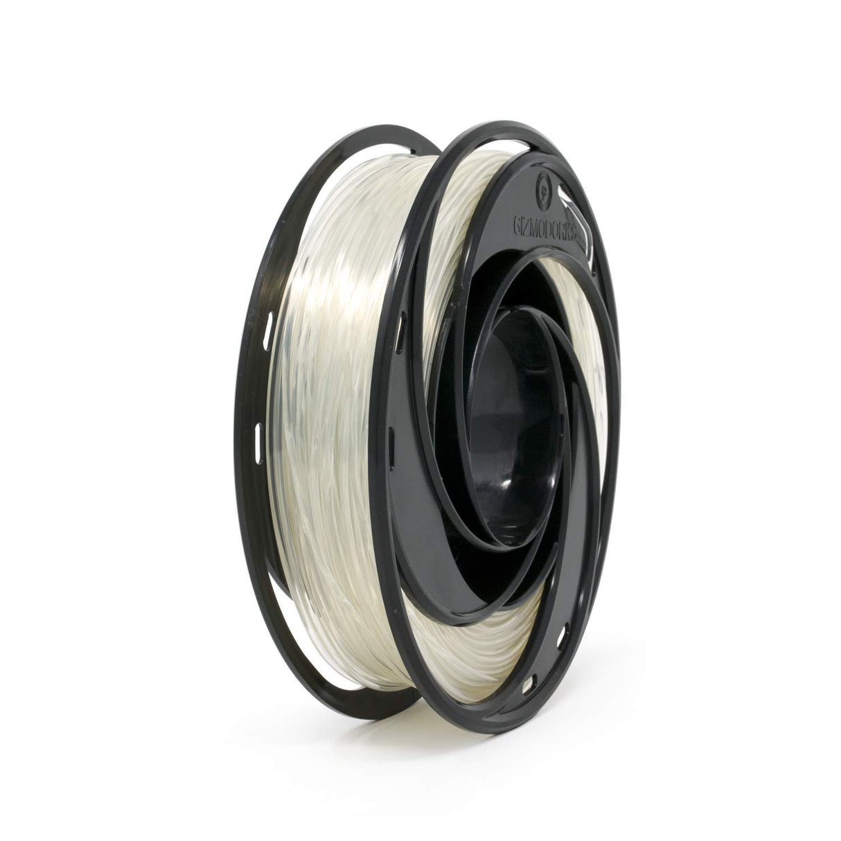 Gizmo Dorks Nylon Filament for 3D Printers 3mm (2.85mm) 200g, Natural Clear Gizmo Dorks