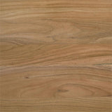 MAKLAINE Wood Live Edge Dining Table in Natural Acacia and Black MAKLAINE