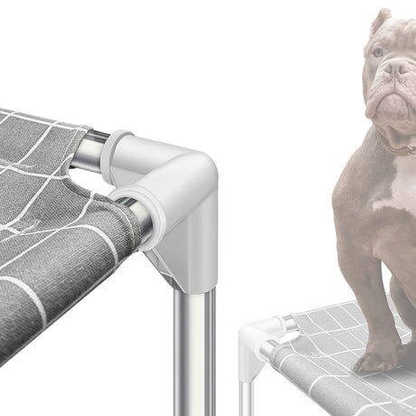Elevated Pet Bed Dog Cot- Pet Bed for Small Dogs | Raised Dog Bed for Indoor and Outdoor Use for Small Pets Tensorsine