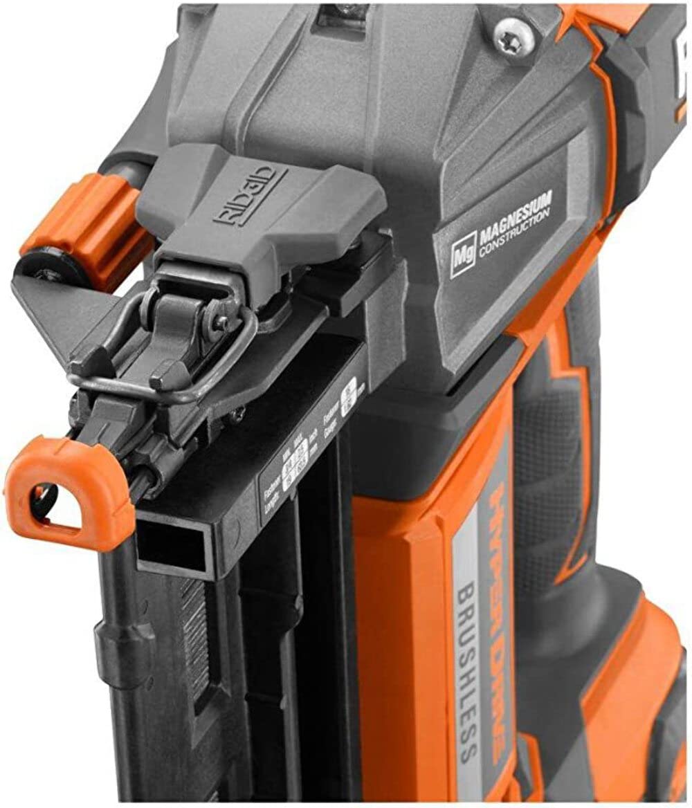 Ridgid HyperDrive 16 Gauge 18v Brushless 2-1/2 In. Straight Finish Nailer - WoodArtSupply