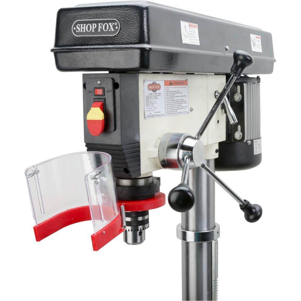 SHOP FOX W1680 1-Horsepower 17-Inch Floor Model Drill Press, 34 Inch Shop Fox