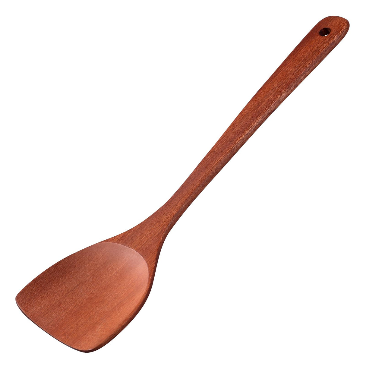 LorisArm 14-inch Cherry Wooden Spatula Turner Long Handle, Wood Kitchen Spatula Turner, Egg Scraper, Wood Cooking Utensil, Kitchen Spatulas for Flipping, Serving, Scraping & Turning. LorisArm