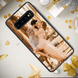 FOQENCCI 5 Piece Phone Case Compatible for Samsung Galaxy S10 Sublimation Blank Cases,Custom Phone Cover with Soft TPU + Hard Blank Printable Aluminum Anti-Slip Shockproof Protective Cover FOQENCCI