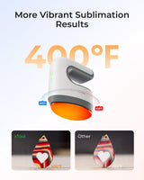 xTool Mini Heat Press Machine - Ultra Light Portable Small Heat Press Machine for T-Shirts Shoes Hats, Mini Iron for Crafting with 3 Settings & Fast Heating for DIY Heating Transfer Projects xTool