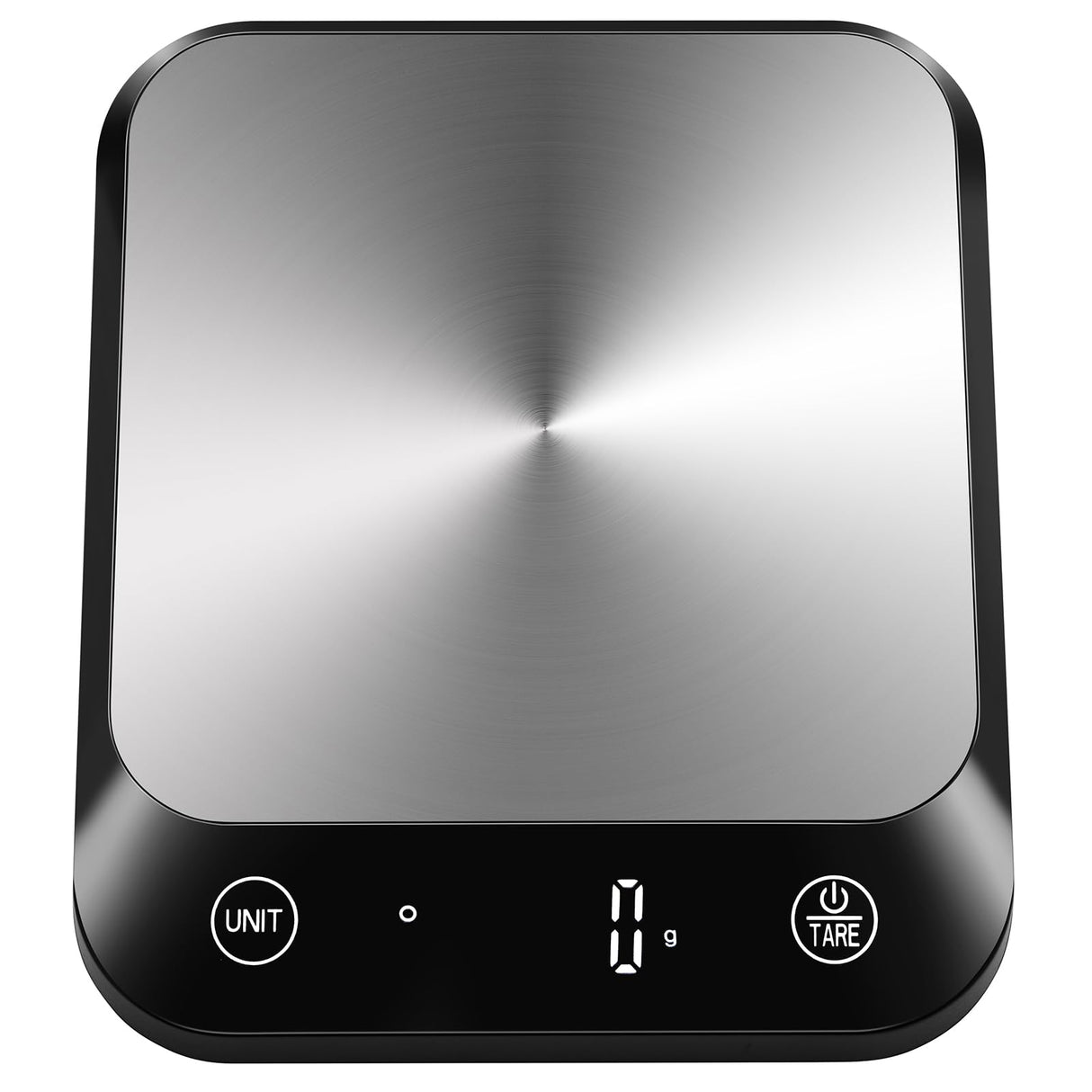 Vitafit 22lb Digital Food Kitchen Scale, High Accuracy Assured by Weighing Professional Factory Since 2001, Weight Loss, Baking and Cooking, LED Display, Batteries Included, Black Vitafit