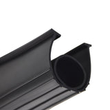 TEKDOE Garage Door Bottom Seal Weather Strip Threshold and Waterproofing Replacement on Universal Retainer with 3 3/4 inch Width and 10ft Length TEKDOE