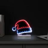 Northlight LED 3D Santa Hat Christmas Infinity Mirror - 6.5" Northlight