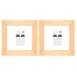 uxcell 2 Pcs DIY Canvas Stretcher Bars, 6 x 6 Inch Canvas Frame Wooden Frames Kit Sturdy Stretcher Frames for Oil Paintings Prints Posters uxcell