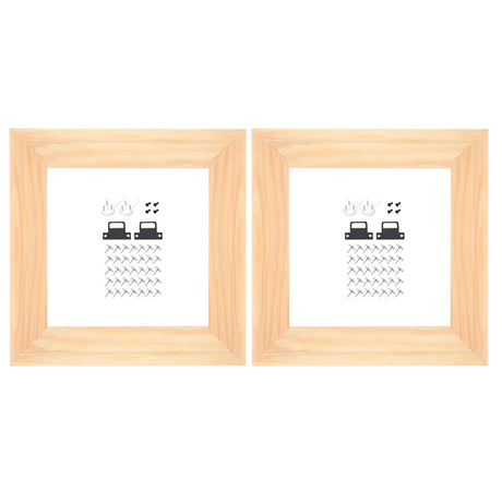 uxcell 2 Pcs DIY Canvas Stretcher Bars, 6 x 6 Inch Canvas Frame Wooden Frames Kit Sturdy Stretcher Frames for Oil Paintings Prints Posters uxcell