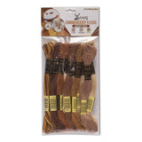 UMC STAG 12 Pieces | Premium Embroidery Thread | 100% Egyptian Cotton Premium Skeins | Cross Stitch Embroidery Floss | Oeko TEX Certified Stranded Cotton (Brown Tones) UMC STAG