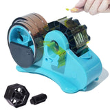 Blue Heat Tape Dispenser Sublimation - Multiple Roll Cut Heat Tape Dispenser to PreCut Heat Transfer Tape Heat Resistant Tape, Semi-Automatic Tape Dispenser Manual Video & 1" Core for Scotch Tapes SHDSL