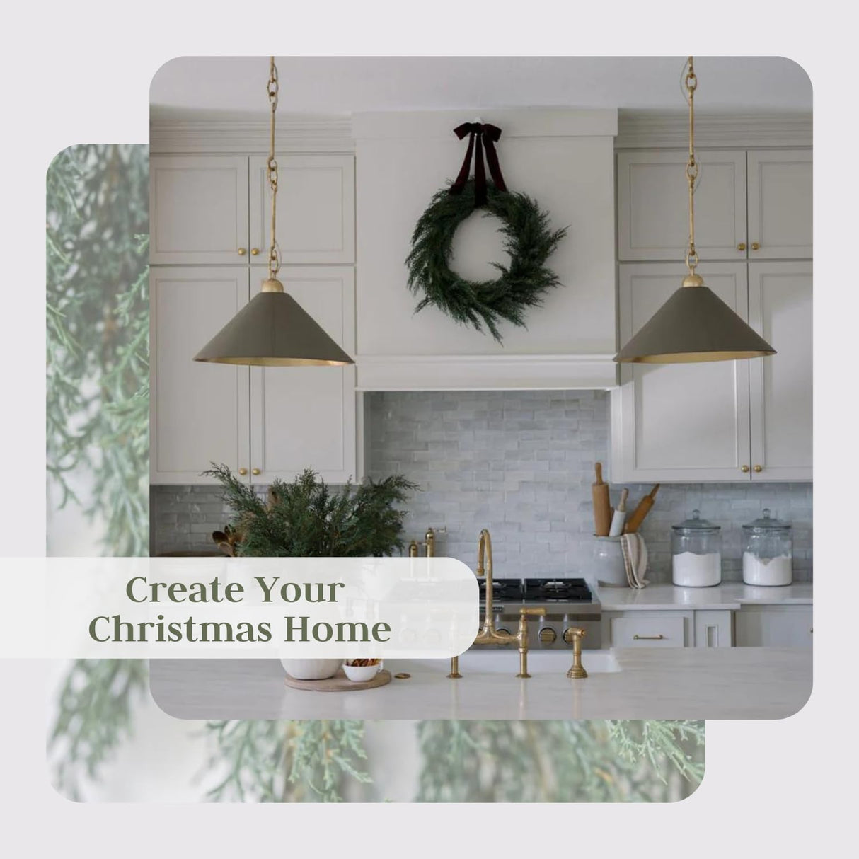 CG Hunter Holiday Collection Cedar Wreath, Premium Artificial Indoor and Outdoor Large 30" Cedar Christmas Wreath, Christmas Decorations and Holiday Greenery CG Hunter