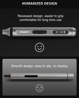 STREBITO 3.7V Mini Electric Screwdriver, 42-in-1 Precision Electric Screwdriver Kit, 36 S2 Magnetic Bits, Mini Power Screwdriver with Display, Electric Screwdriver Cordless for Electronic Laptop Phone STREBITO