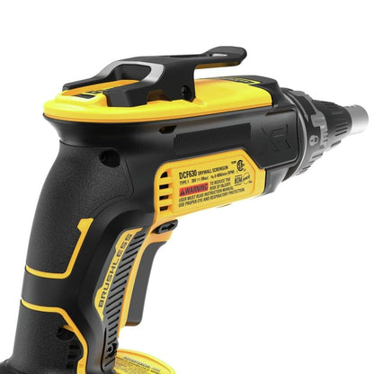 DEWALT 20V MAX Drywall Screw Gun, Battery and Charger Included (DCF630E1) - WoodArtSupply