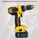 ELEFLY 2 Pack 18V to 20V Adapter DCA1820 Compatible with 20V Lithium Battery DCB206 DCB204 DCB203, Compatible with 18V NiCad & NiMh Tool Battery DC9096 DC9098 ELEFLY