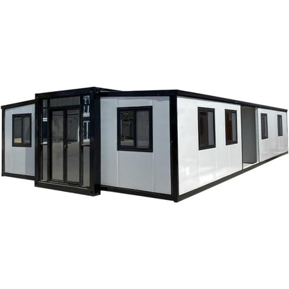 Customizable Folding Prefab House – Expandable Tiny Home for Adults | Portable Mobile Home with 1-3 Rooms, Kitchen & Bathroom | Ideal for Small Families, Storage Sheds & Garden Houses - WoodArtSupply