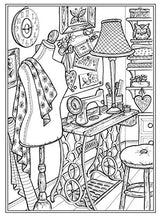 Creative Haven Home Sweet Home Coloring Book (Adult Coloring Books: Calm) Dover Publications