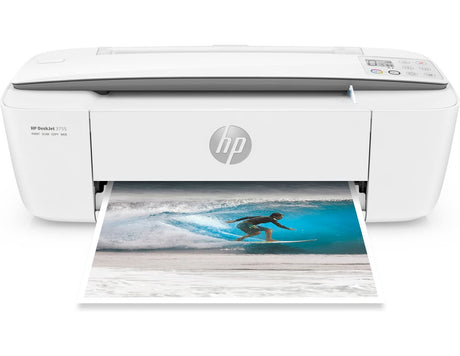 HP DeskJet 3755 Compact All-in-One Wireless Printer with Wifi Mobile Printing, Instant Ink Cartridge ready - Black/Color Combo Printer - Stone Accent (J9V91A) (Renewed) HP