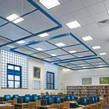 Armstrong Ceiling Tiles; 2x2 Ceiling Tiles - 16 pc White Ceiling Tiles; Acoustic Ceilings for Suspended Ceiling Grid; CORTEGA 2195 Armstrong