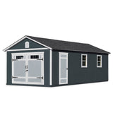 Handy Home Products Manhattan 12x24 Garage Do-it-Yourself Wooden Storage Shed Handy Home Products
