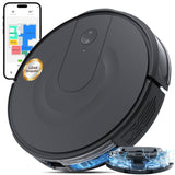 Kokaidia Robot Vacuum and Mop Combo, LiDAR Navigation, 9000Pa Suction Robotic Vacuum Cleaner – Ultra Slim Design, 200 Min Runtime, Auto Recharge, Customizable Cleaning for Pet Hair, Hard Floors Kokaidia