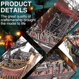 Piececool 3D Metal Puzzles for Adults, Red Queen Anne's Revenge Pirate Ship Model Kits, 3D Watercraft Model Building Kit, DIY Craft Kits Difficult 3D Puzzles for Family Time