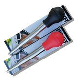 Turkey Baster for Cooking, Stainless Steel Turkey Baster Syringe with Cleaning Brush and Marinade Injector, Black iKusor