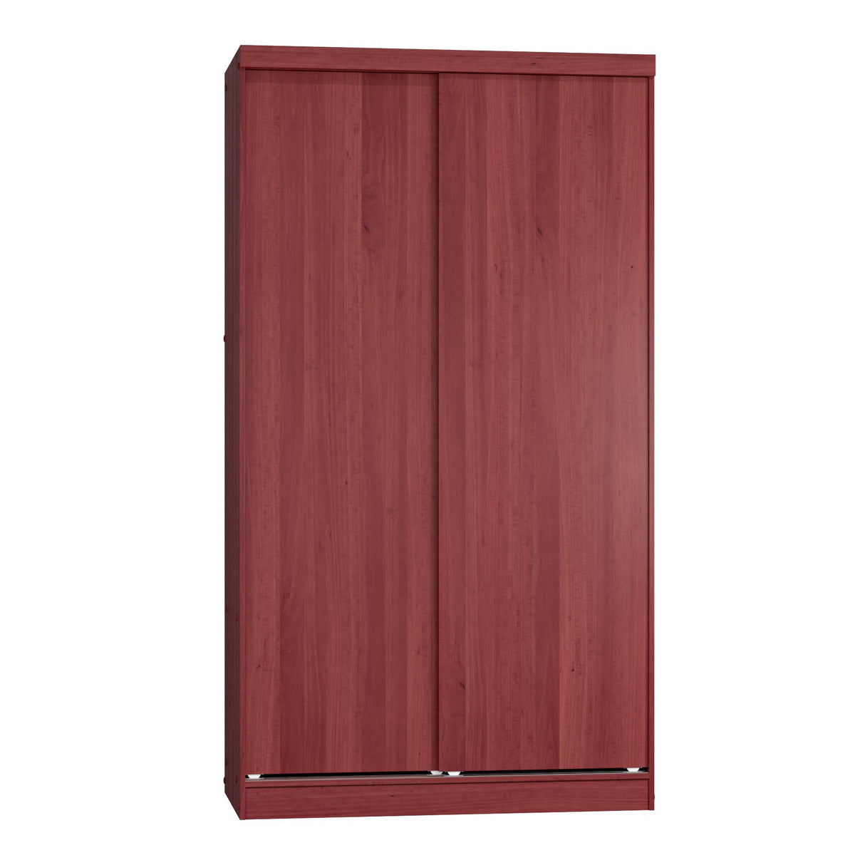 Woodpeckers Furniture And Mattress Modern Wood Double Sliding Door Wardrobe (Mahogany) Woodpeckers Furniture And Mattress